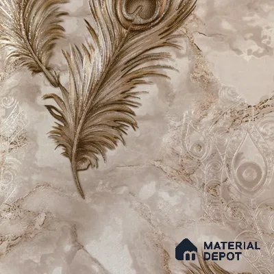 WP 1612-2 | 9.5 Meter x 21 Inch Florals Look Wallpaper - 55 Sq. Ft.