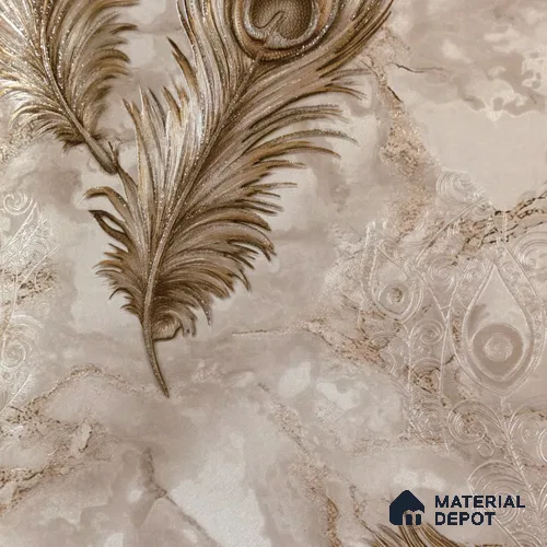 WP 1612-2 | 9.5 Meter x 21 Inch Florals Look Wallpaper - 55 Sq. Ft.