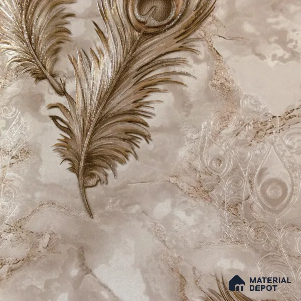 WP 1612-2 | 9.5 Meter x 21 Inch Florals Look Wallpaper - 55 Sq. Ft.