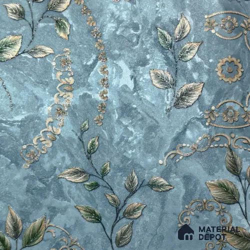 WP 1613-1 | 9.5 Meter x 21 Inch Florals Look Wallpaper - 55 Sq. Ft.