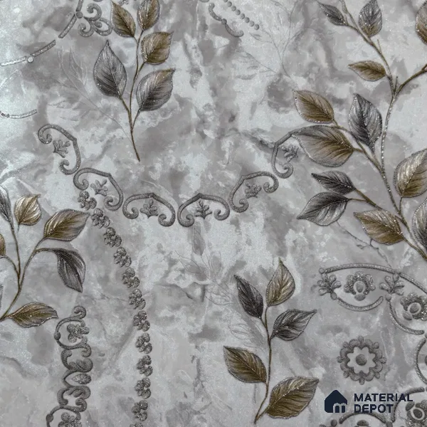 WP 1613-3 | 9.5 Meter x 21 Inch Florals Look Wallpaper - 55 Sq. Ft.