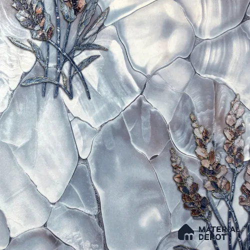 WP 1615-4 | 9.5 Meter x 21 Inch Florals Look Wallpaper - 55 Sq. Ft.