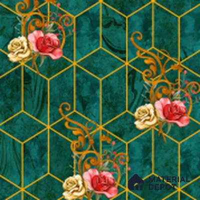 WT0101 | 10 Meter x 21 Inch PVC Geometric Look Wallpaper - 57 Sq. Ft. | Minimum 15% wastage during installation