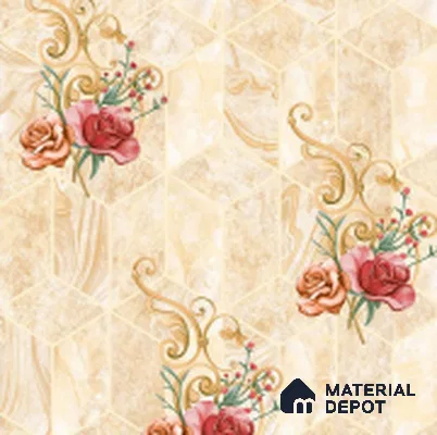 WT0105 | 10 Meter x 21 Inch PVC Geometric Look Wallpaper - 57 Sq. Ft. | Minimum 15% wastage during installation