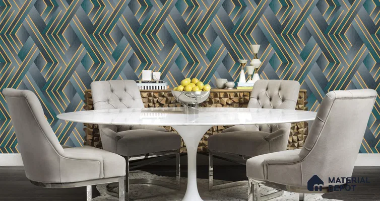 WT0402 | 10 Meter x 21 Inch PVC Patterned Look Wallpaper - 57 Sq. Ft. | Minimum 15% wastage during installation