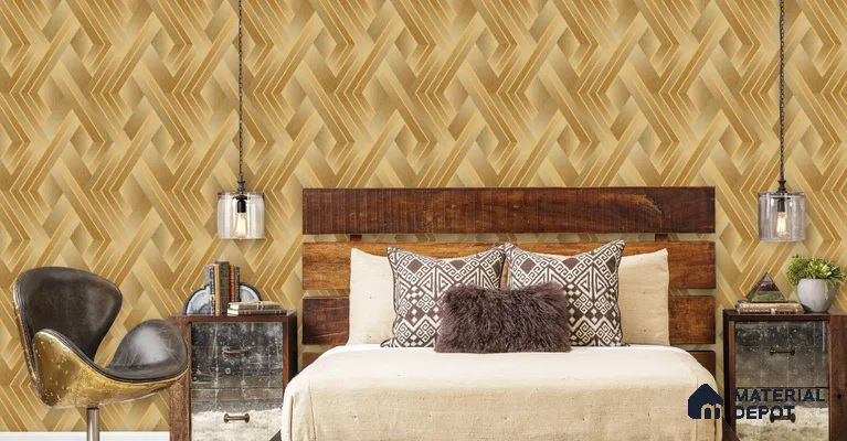 WT0403 | 10 Meter x 21 Inch PVC Patterned Look Wallpaper - 57 Sq. Ft. | Minimum 15% wastage during installation