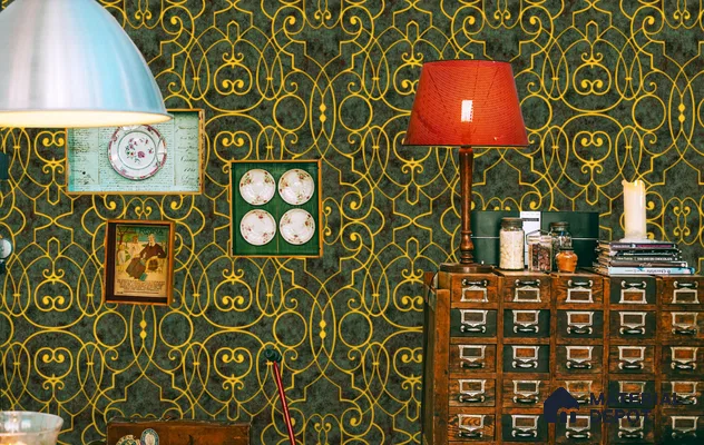 WT0606 | 10 Meter x 21 Inch PVC Patterned Look Wallpaper - 57 Sq. Ft. | Minimum 15% wastage during installation