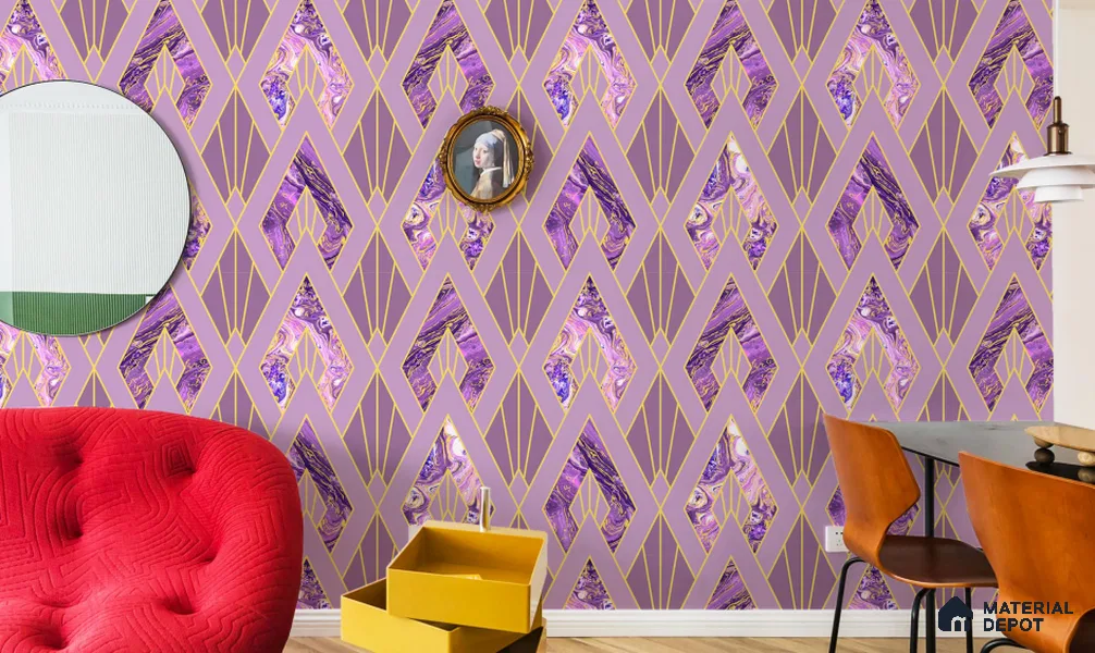 WT0702 | 10 Meter x 21 Inch PVC Patterned Look Wallpaper - 57 Sq. Ft. | Minimum 15% wastage during installation