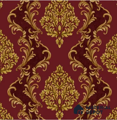 WT0804 | 10 Meter x 21 Inch PVC Damask Look Wallpaper - 57 Sq. Ft. | Minimum 15% wastage during installation