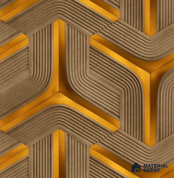 WT0904 | 10 Meter x 21 Inch PVC Patterned Look Wallpaper - 57 Sq. Ft. | Minimum 15% wastage during installation