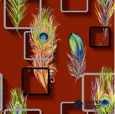 WT1102 | 10 Meter x 21 Inch PVC Patterned Look Wallpaper - 57 Sq. Ft. | Minimum 15% wastage during installation