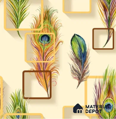 WT1104 | 10 Meter x 21 Inch PVC Patterned Look Wallpaper - 57 Sq. Ft. | Minimum 15% wastage during installation