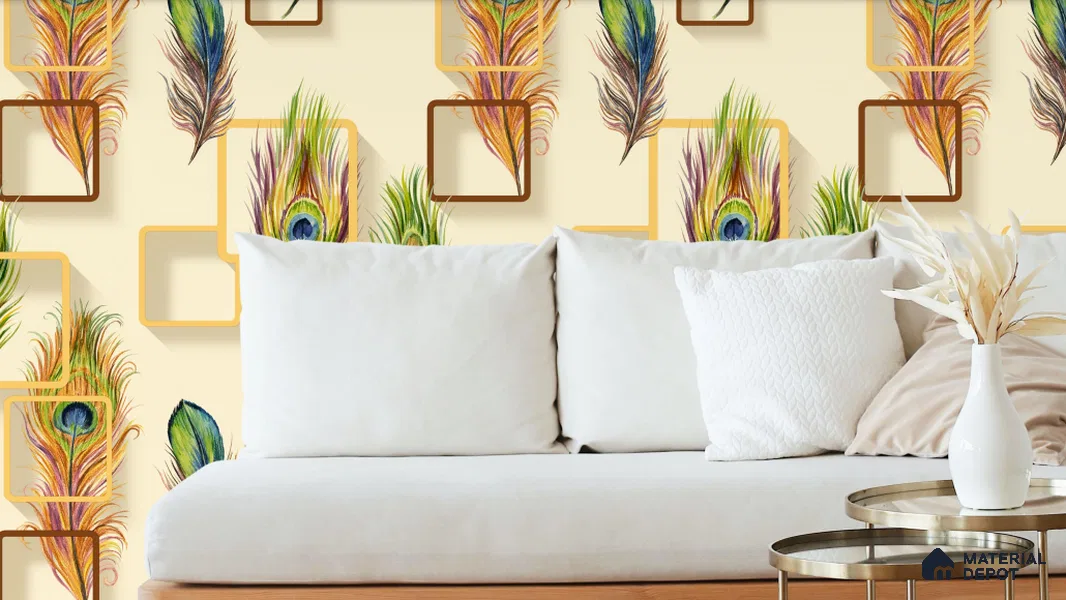 WT1104 | 10 Meter x 21 Inch PVC Patterned Look Wallpaper - 57 Sq. Ft. | Minimum 15% wastage during installation