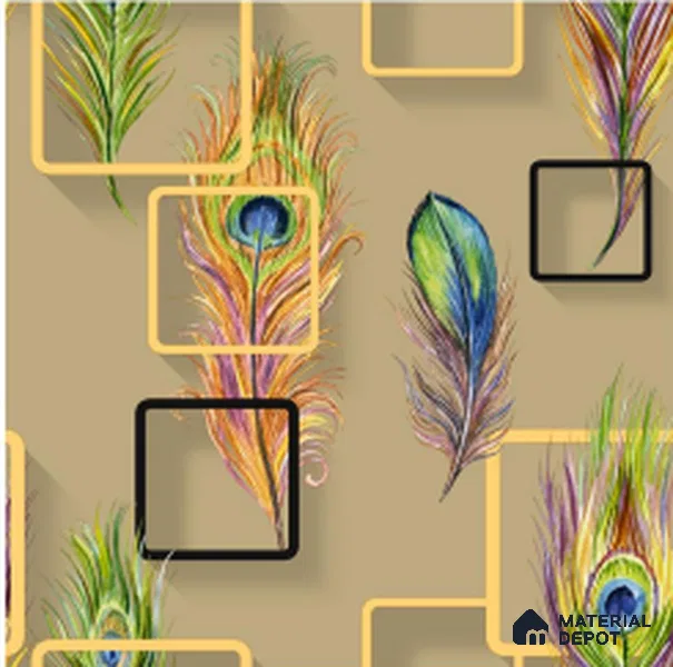 WT1105 | 10 Meter x 21 Inch PVC Patterned Look Wallpaper - 57 Sq. Ft. | Minimum 15% wastage during installation
