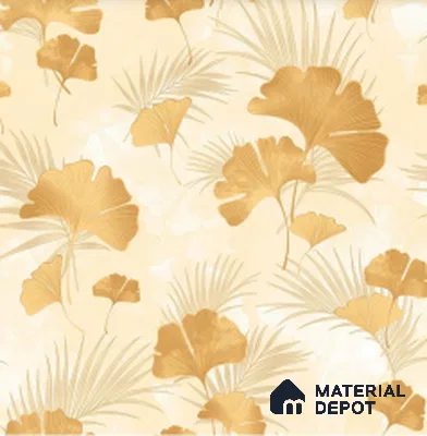 WT1303 | 10 Meter x 21 Inch PVC Florals Look Wallpaper - 57 Sq. Ft. | Minimum 15% wastage during installation