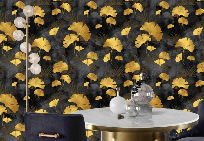 WT1304 | 10 Meter x 21 Inch PVC Florals Look Wallpaper - 57 Sq. Ft. | Minimum 15% wastage during installation