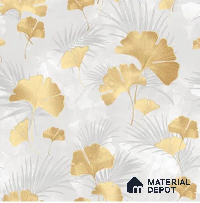 WT1307 | 10 Meter x 21 Inch PVC Florals Look Wallpaper - 57 Sq. Ft. | Minimum 15% wastage during installation