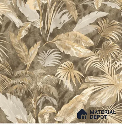 WT1601 | 10 Meter x 21 Inch PVC Tropical Look Wallpaper - 57 Sq. Ft. | Minimum 15% wastage during installation