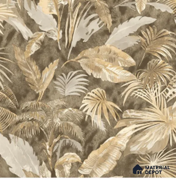 WT1601 | 10 Meter x 21 Inch PVC Tropical Look Wallpaper - 57 Sq. Ft. | Minimum 15% wastage during installation