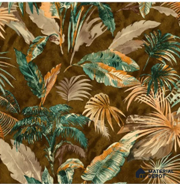 WT1604 | 10 Meter x 21 Inch PVC Tropical Look Wallpaper - 57 Sq. Ft. | Minimum 15% wastage during installation