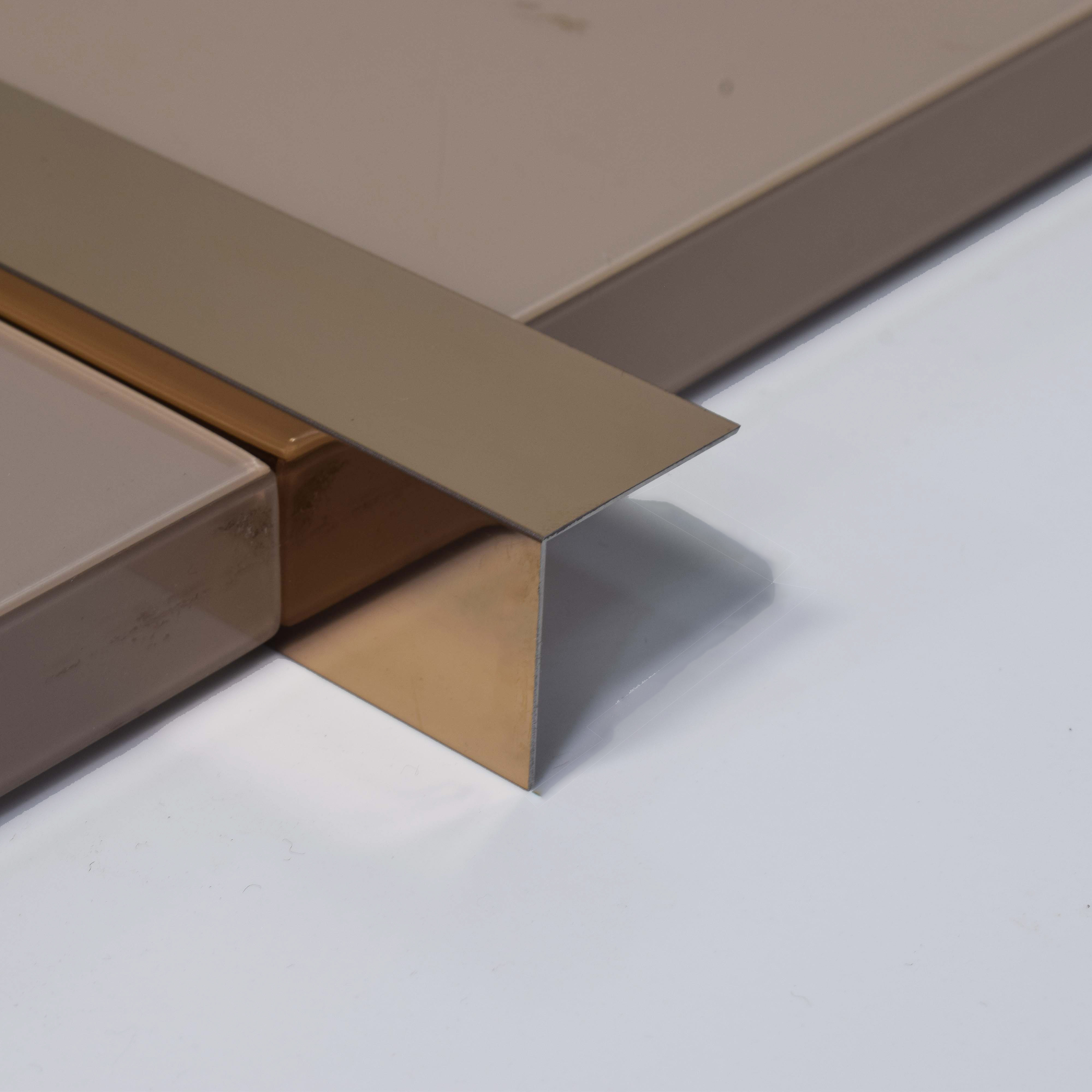 Full Sheet Texture for Glossy Stainless Steel L-Profile Profiles PM 00282 O | Image - 1