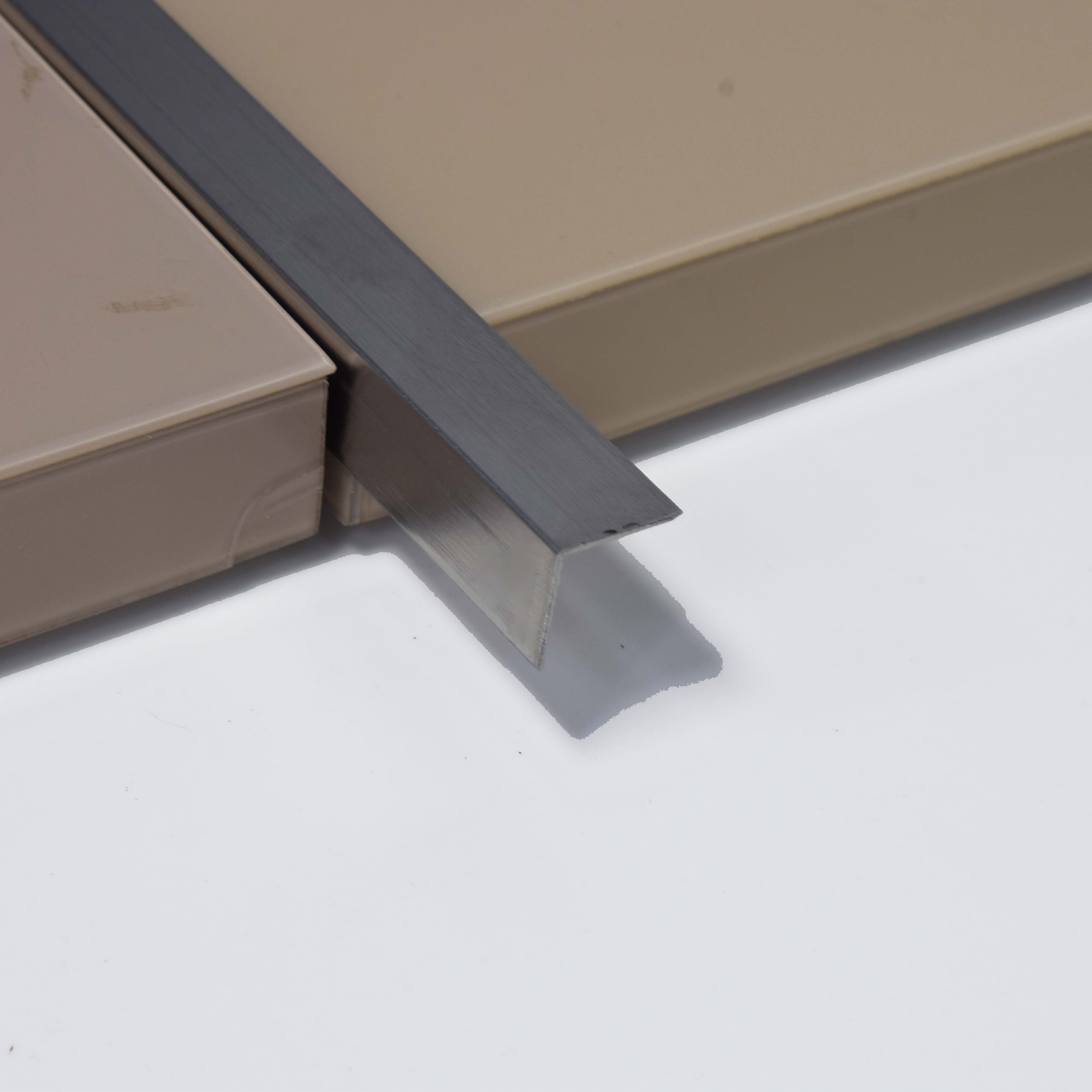Full Sheet Texture for Matte Stainless Steel L-Profile Profiles PM 00282 V | Image - 1