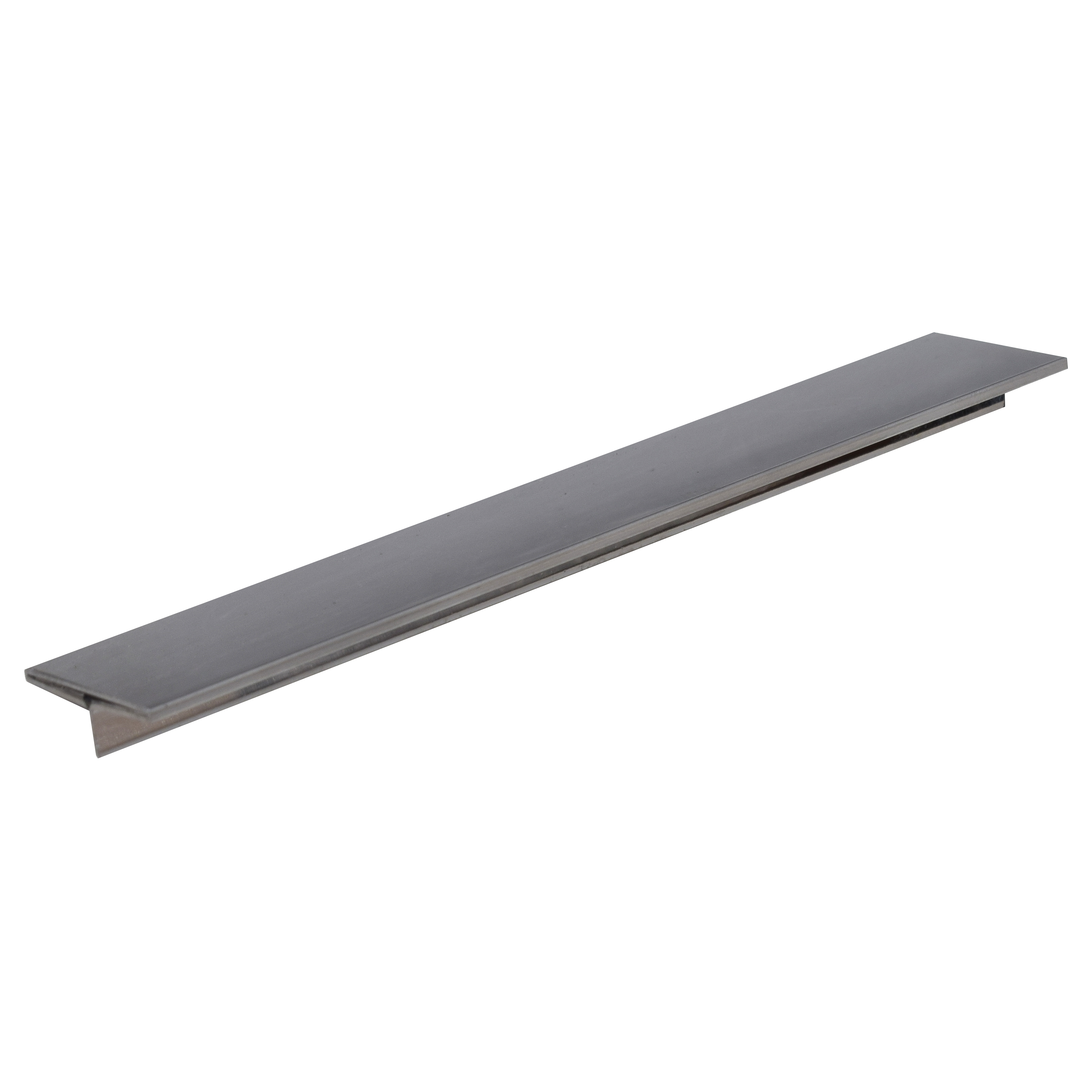 Stainless Steel T Profile Silver Mirror Glossy Finish Edgeline PM 00293 AF | 10 ft (3 mtr) x 20 mm x 0.6 mm | Adhesive Type Installation | Suitable for Floor & Walls