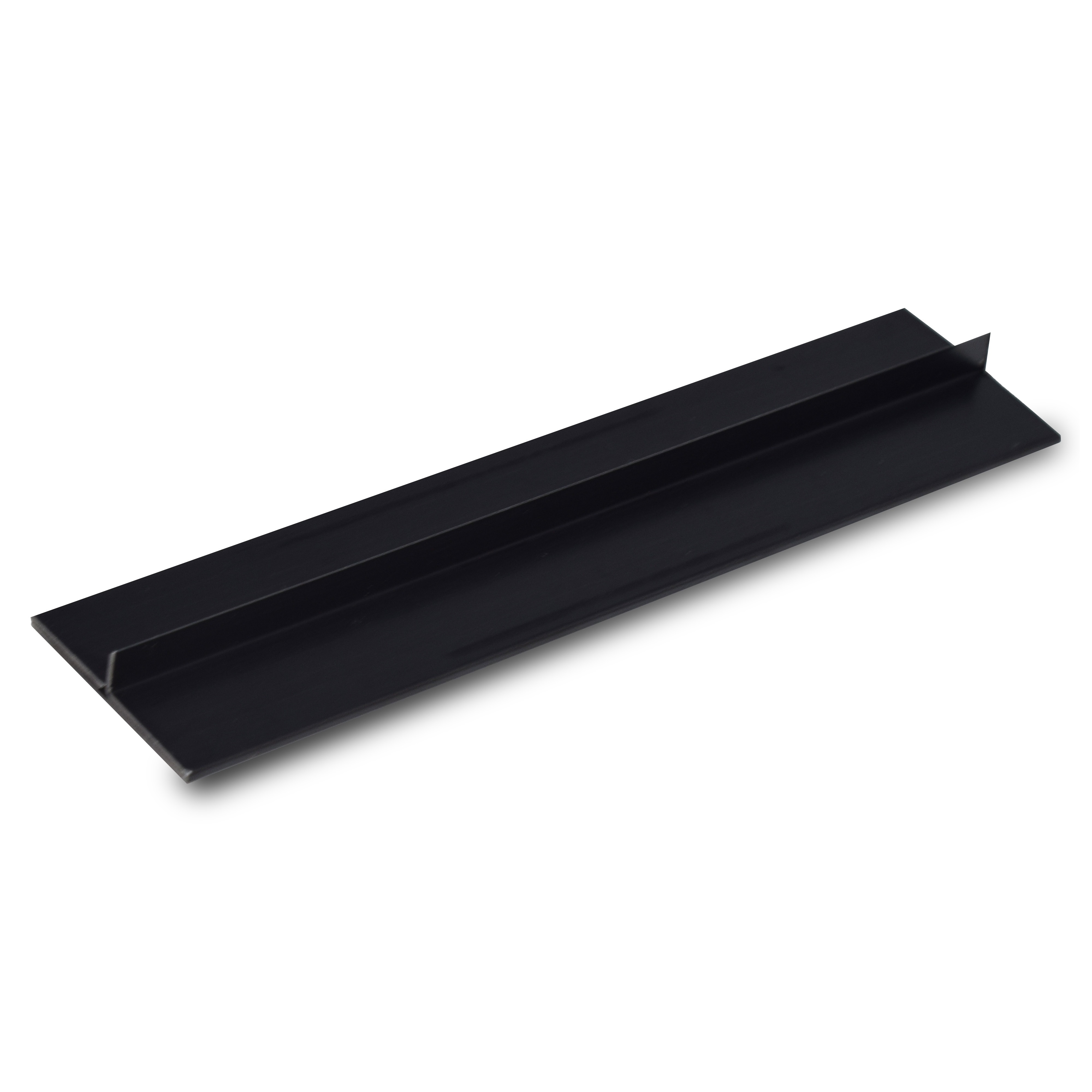 Stainless Steel T Profile Black Hairline Matte Finish Edgeline PM 00293 H | 10 ft (3 mtr) x 25 mm x 0.6 mm | Adhesive Type Installation | Suitable for Floor & Walls