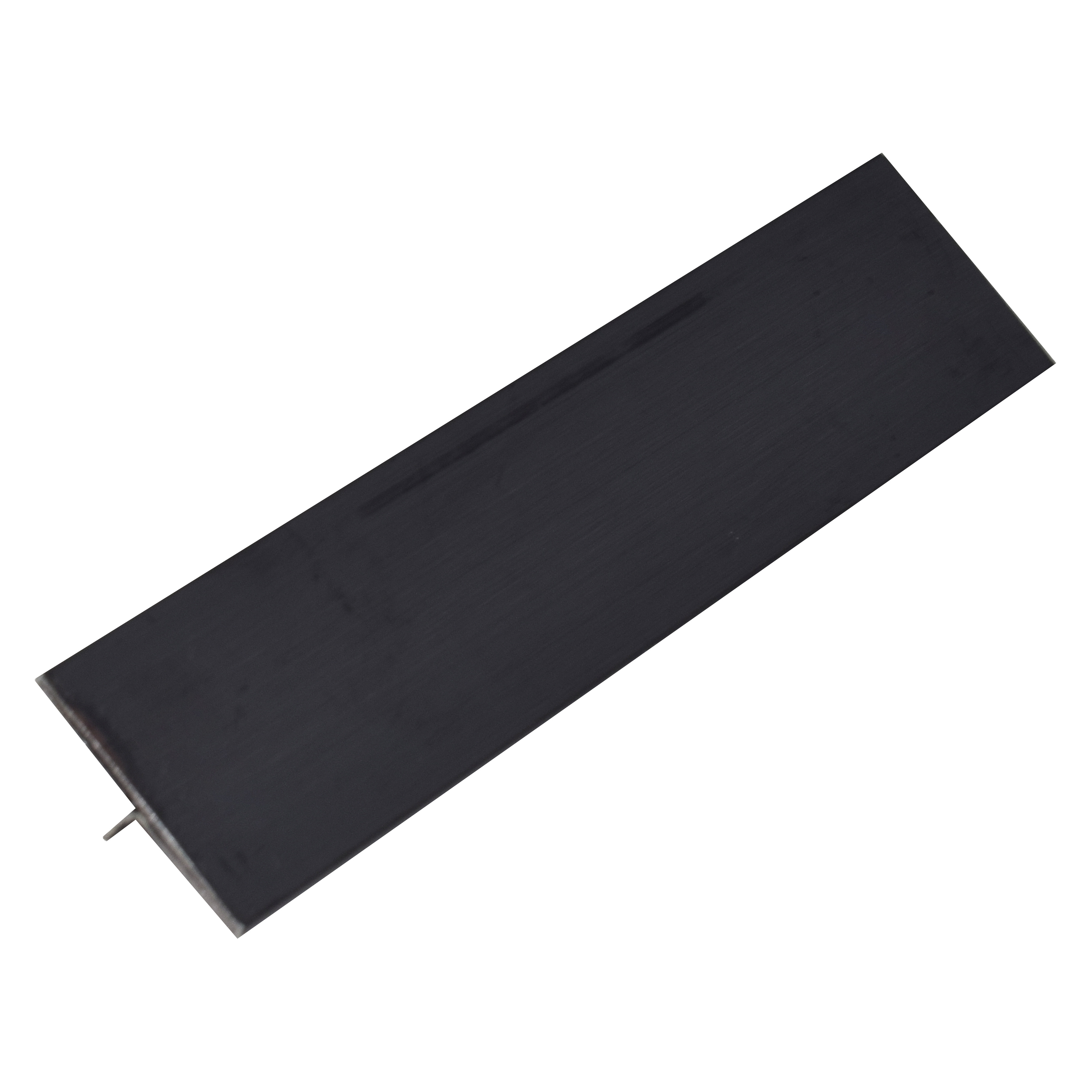 Stainless Steel T Profile Black Hairline Matte Finish Edgeline PM 00293 H | 10 ft (3 mtr) x 25 mm x 0.6 mm | Adhesive Type Installation | Suitable for Floor & Walls