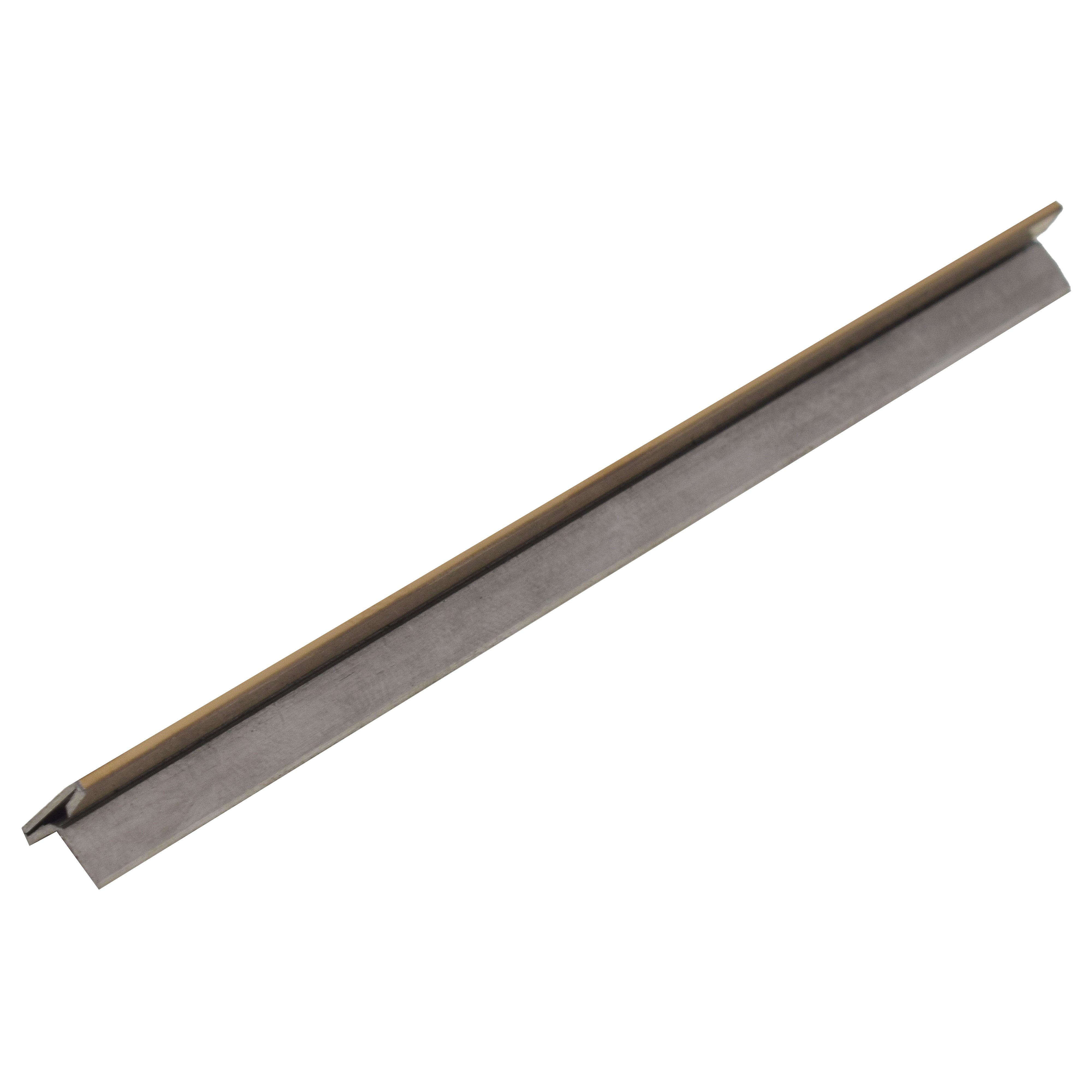 Stainless Steel T Profile Rose Gold Mirror Glossy Finish Edgeline PM 00293 Y | 10 ft (3 mtr) x 8 mm x 0.6 mm | Adhesive Type Installation | Suitable for Floor & Walls