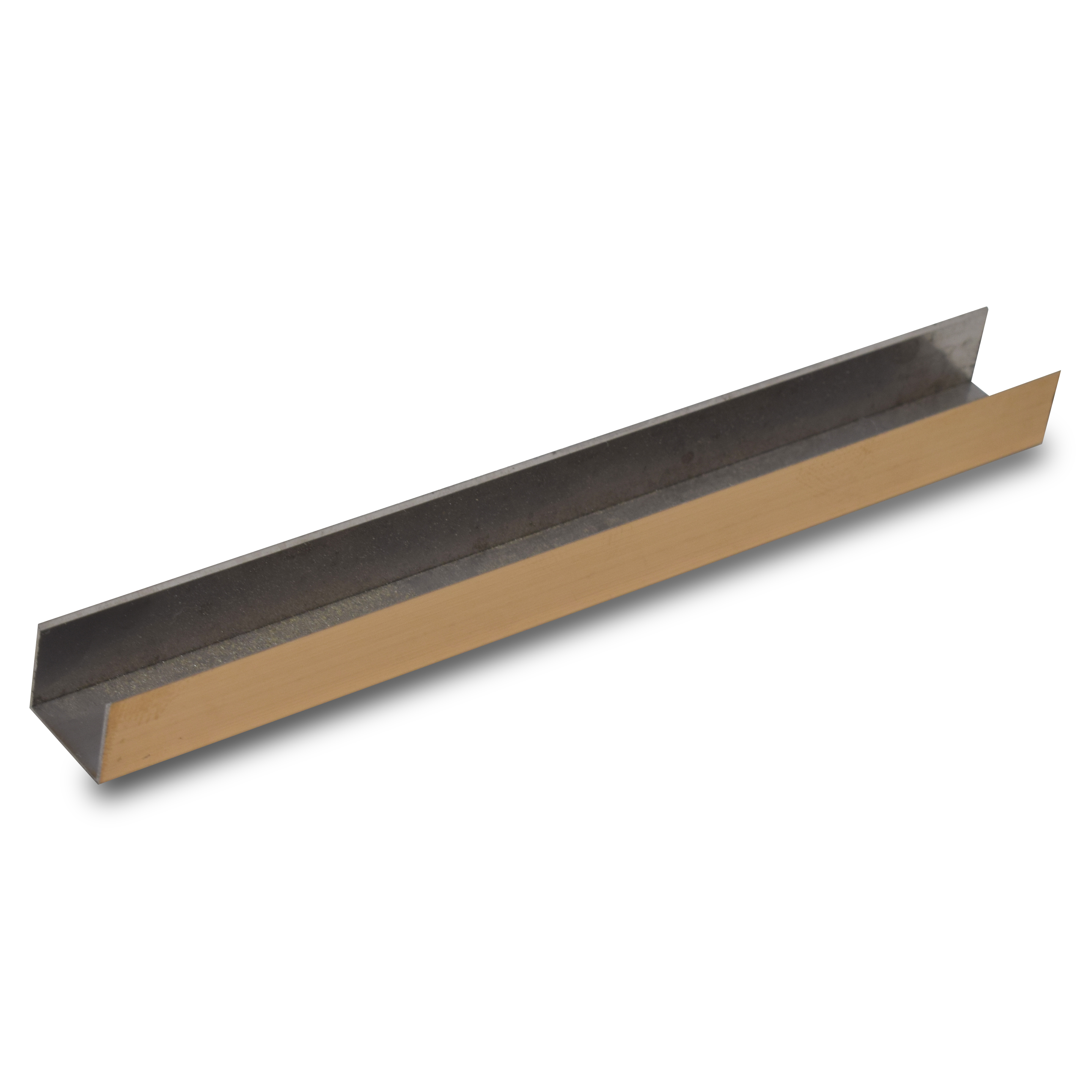 Stainless Steel U Profile Rose Gold Hairline Matte Finish Edgeline PM 00294 K | 10 ft (3 mtr) x 12 mm x 0.6 mm | Adhesive Type Installation | Suitable for Floor & Walls