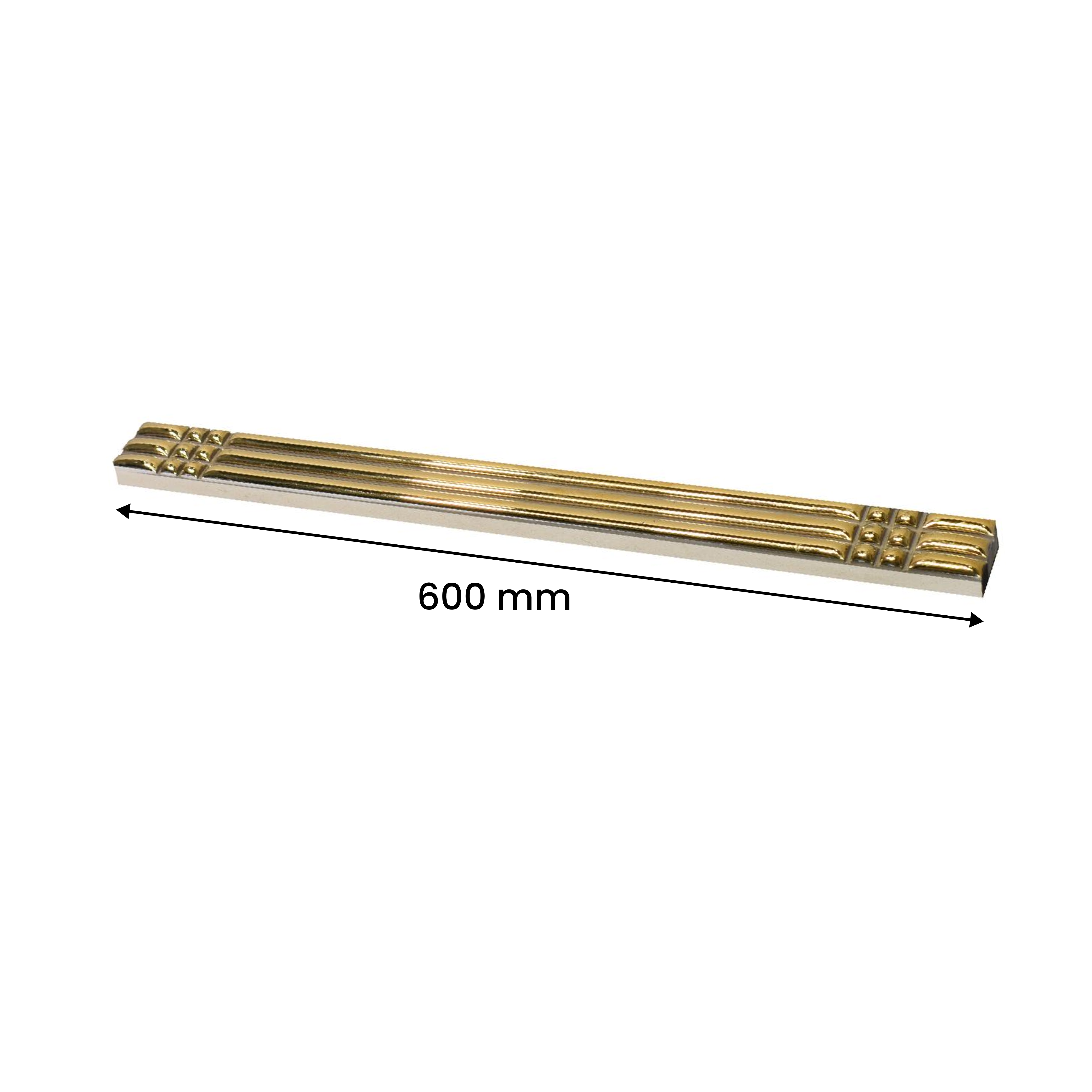 Ceramic Tile Border Designer Gracia Golden Stings PM 00429 | 20x600 mm | Adhesive Type Installation | Suitable for Decorative Highlighter Border