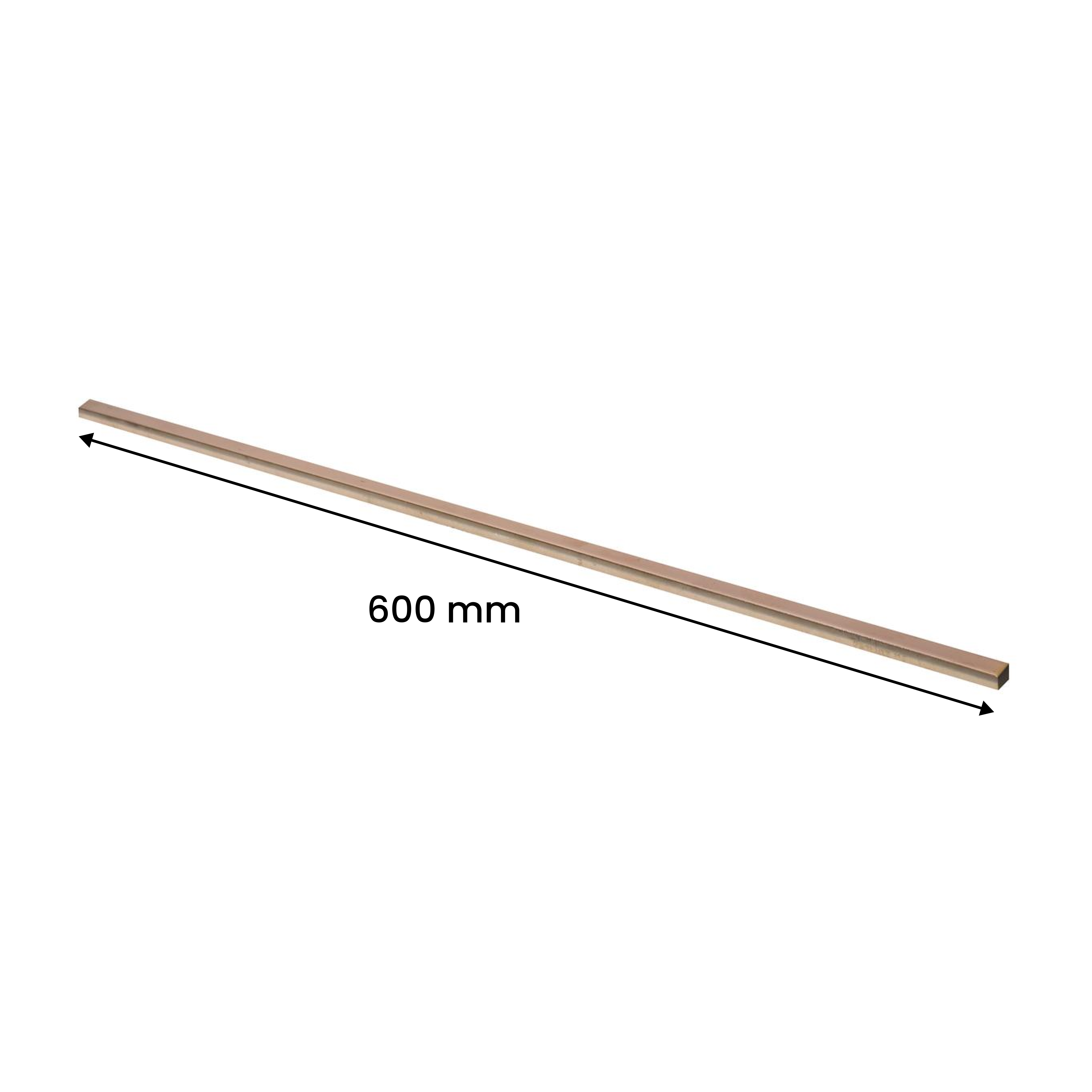 Ceramic Tile Border Plain Gracia Rosie Gold Small PM 00414 B | 10x600 mm | Adhesive Type Installation | Suitable for Decorative Highlighter Border