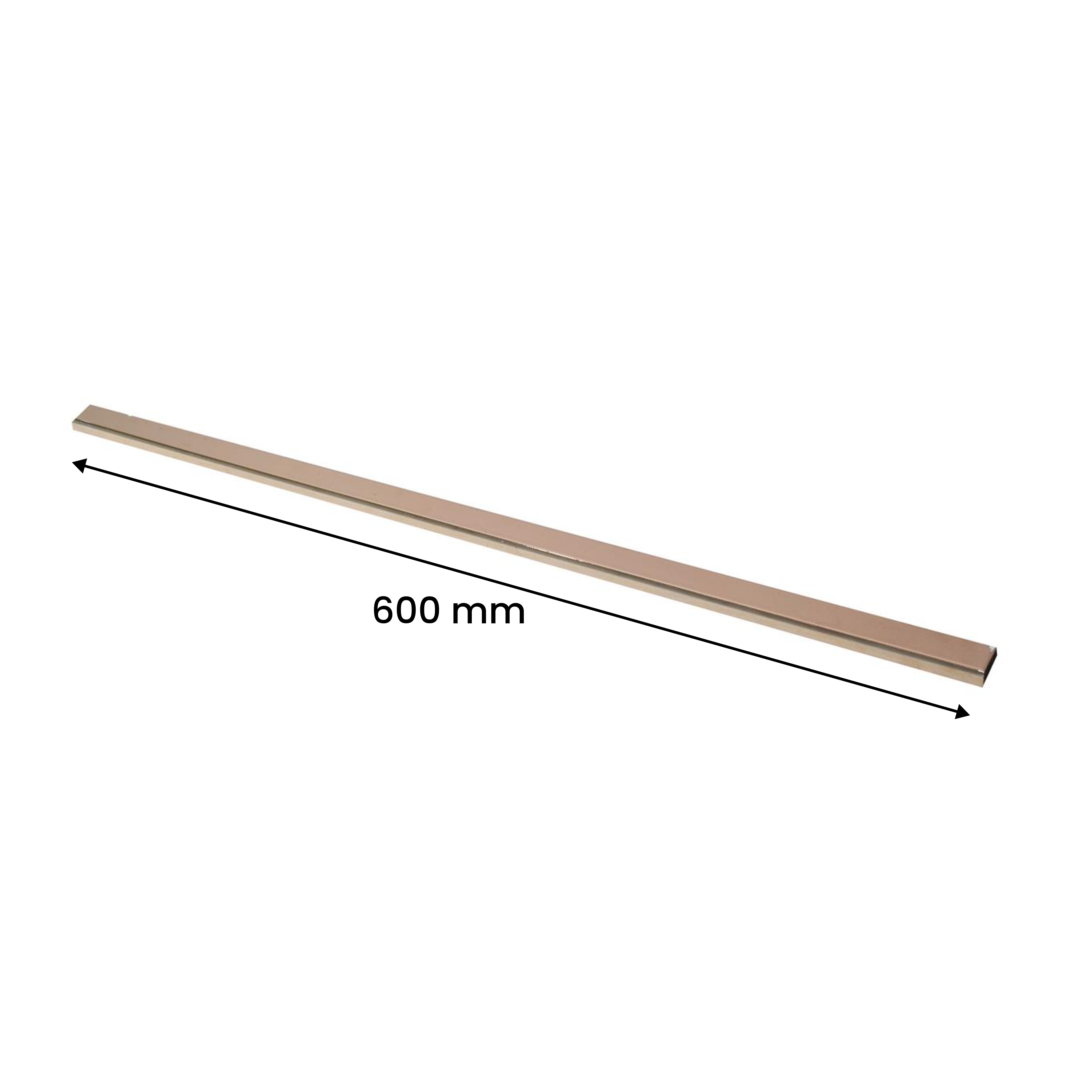 Ceramic Tile Border Plain Gracia Rosie Gold Large PM 00414 | 20x600 mm | Adhesive Type Installation | Suitable for Decorative Highlighter Border