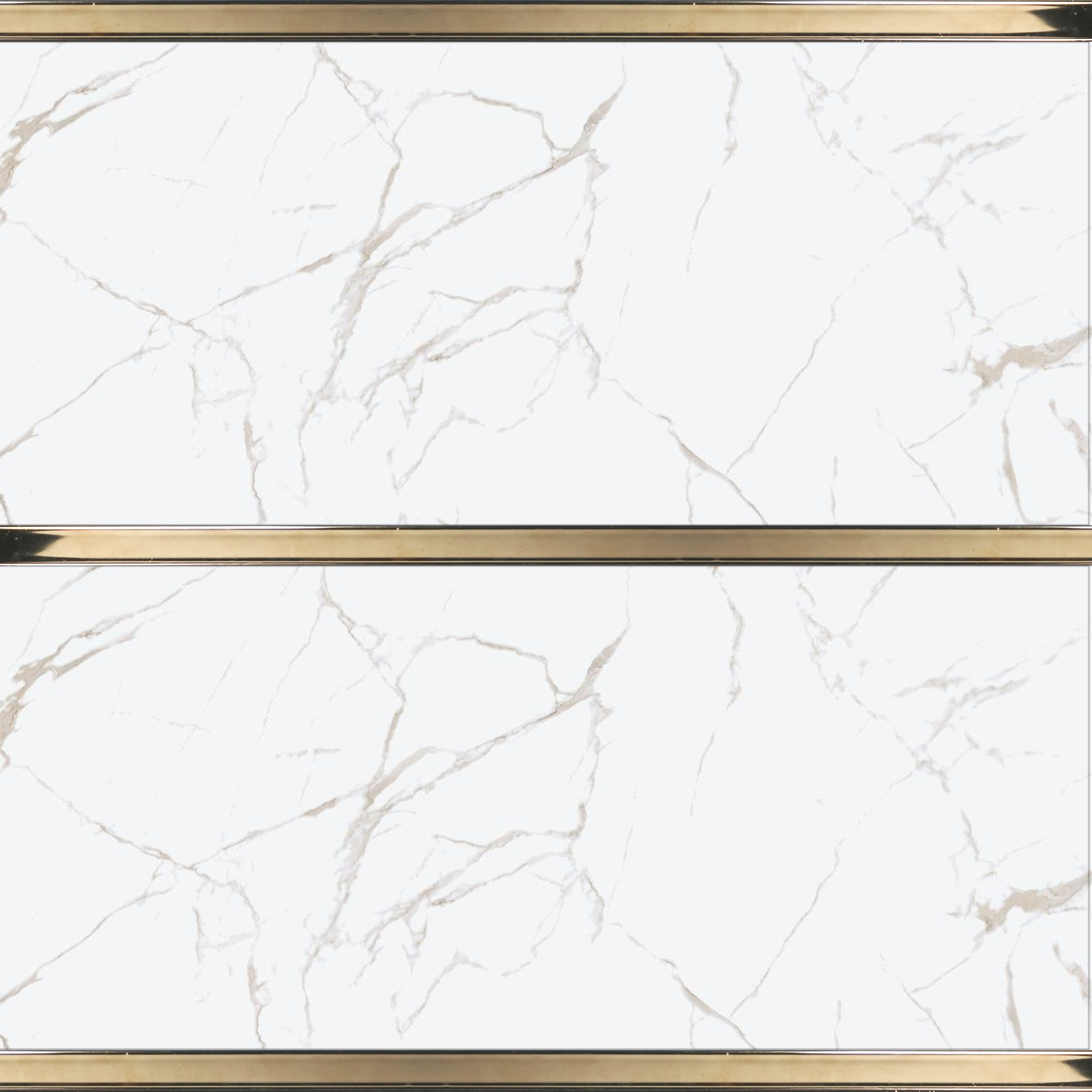 Ceramic Tile Border Plain Gracia Rosie Gold Large PM 00414 | 20x600 mm | Adhesive Type Installation | Suitable for Decorative Highlighter Border