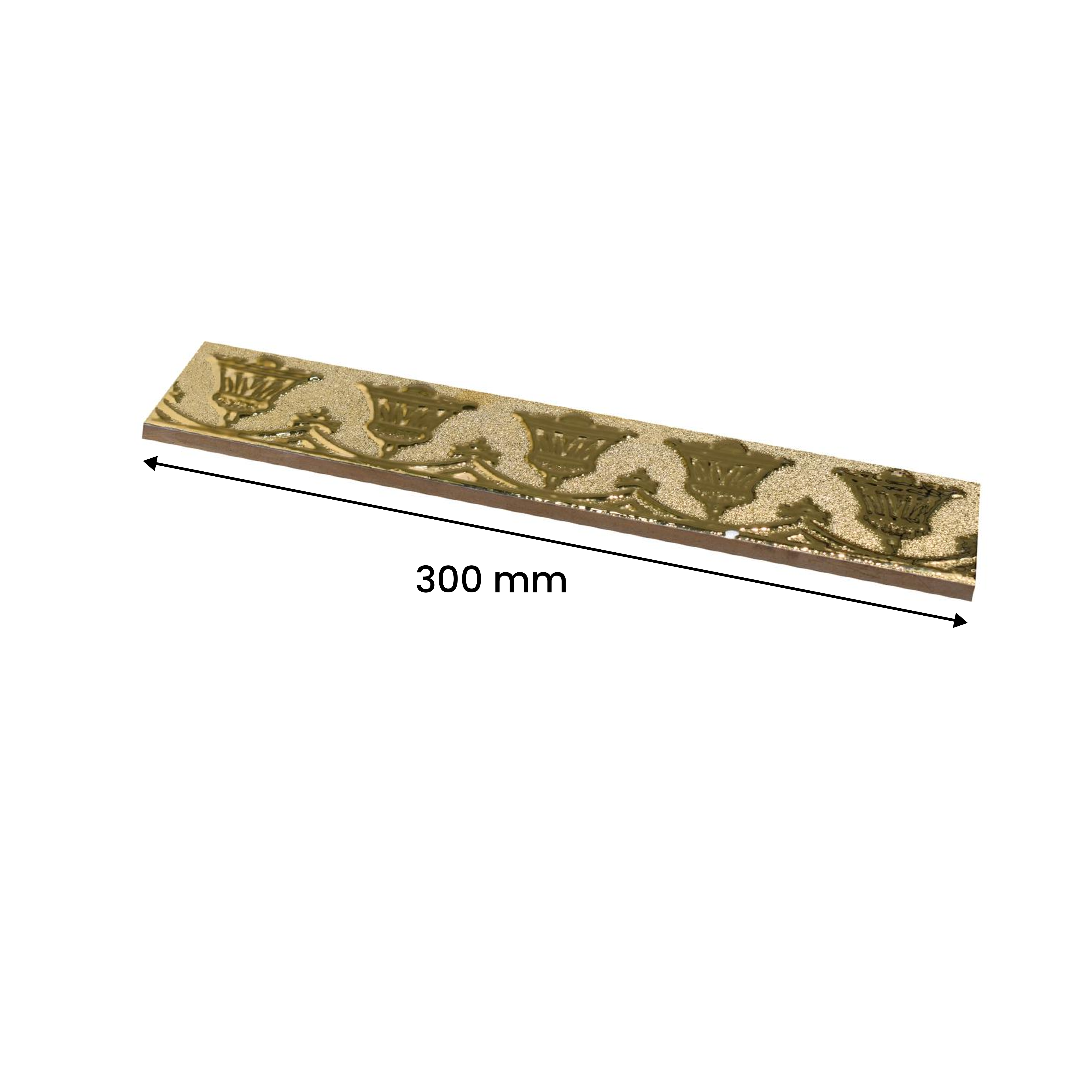 Ceramic Tile Border Matte Finish Bell Gracia PM 00331 | 65x300 mm | Adhesive Type Installation | Suitable for Decorative Highlighter Border