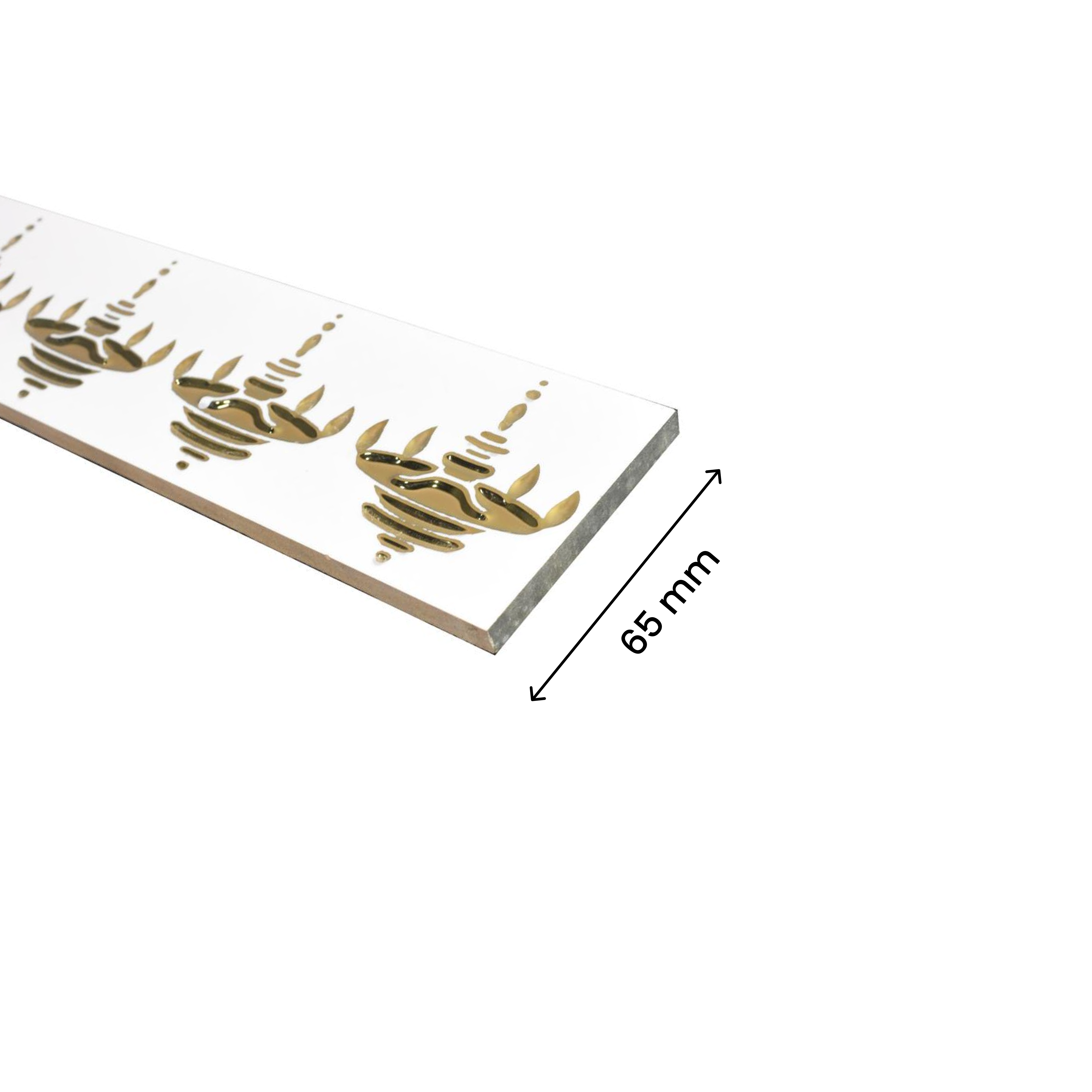 Ceramic Tile Border Matte Finish Deepa 2 Gracia PM 00331 B | 65x300 mm | Adhesive Type Installation | Suitable for Decorative Highlighter Border
