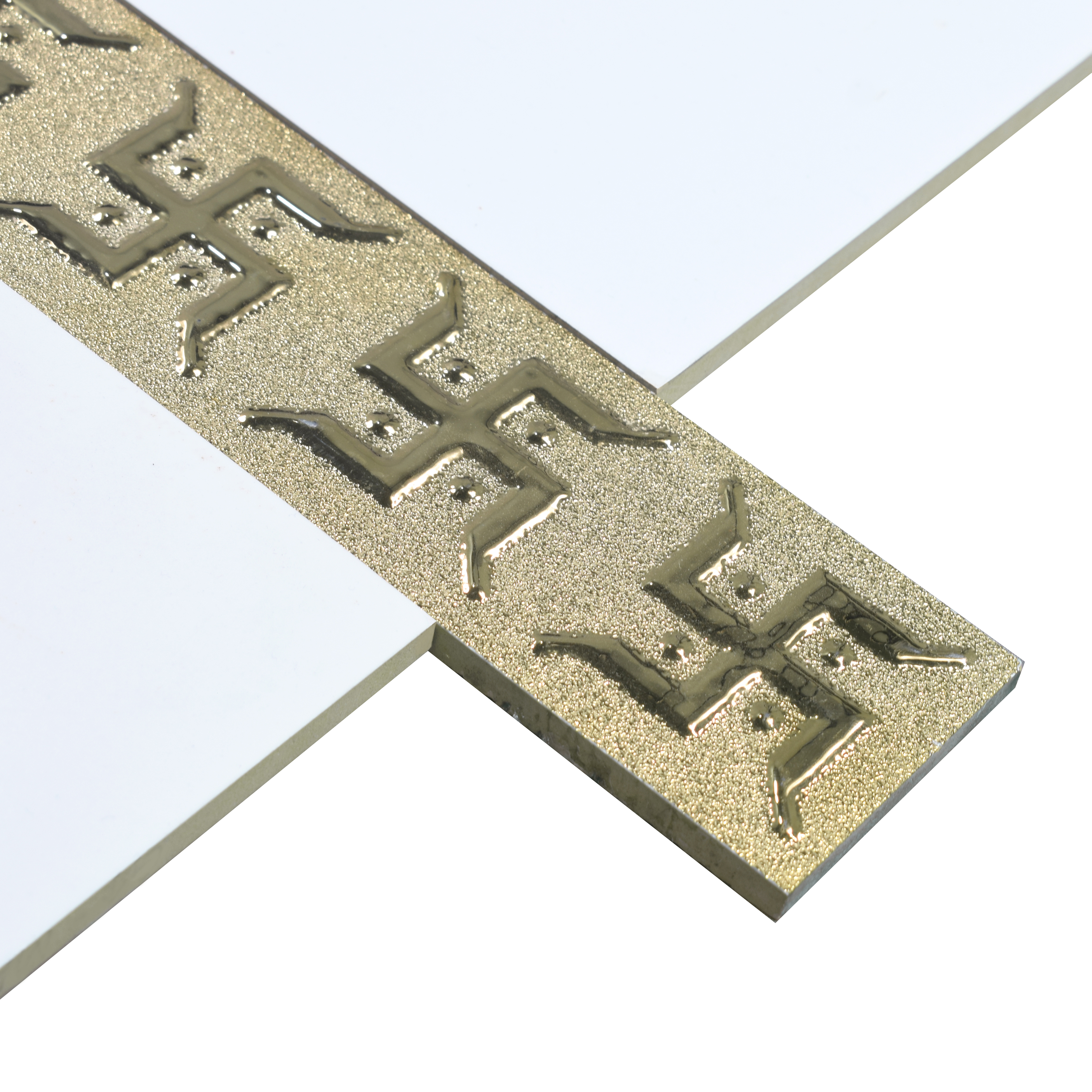 Ceramic Tile Border Matte Finish Swastik 1 Gracia PM 00331 G | 65x300 mm | Adhesive Type Installation | Suitable for Decorative Highlighter Border