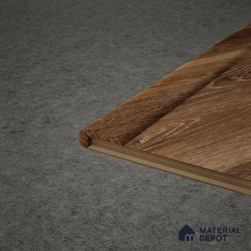 MDF L Profile Chevron PM 00452 D | 8 ft x 1 inch x 2 inch | Compatible for Laminate Wood Floor LF 00302 D
