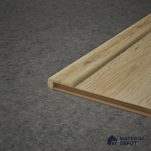 MDF L Profile Impulse PM 00462 D | 8 ft x 1 inch x 2 inch | Compatible for Laminate Wood Floor LF 00304