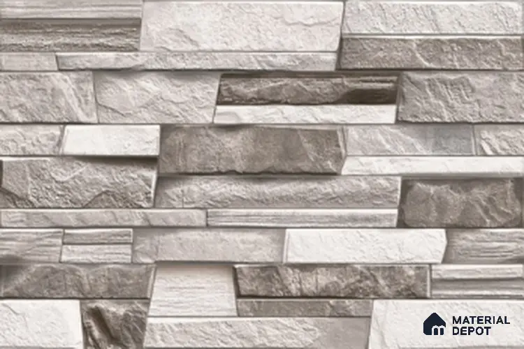 TL 01539 Gris 12 x 18 Inch Sugar Finish High Depth Elevation Ceramic Wall Tile - 8 mm