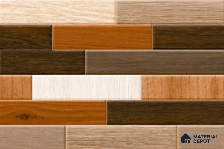 TL 01544 Choco Brown 12 x 18 Inch Sugar Finish High Depth Elevation Ceramic Wall Tile - 8 mm