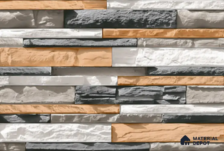TL 01565 Creamy Beige 12 x 18 Inch Sugar Finish High Depth Elevation Ceramic Wall Tile - 8 mm