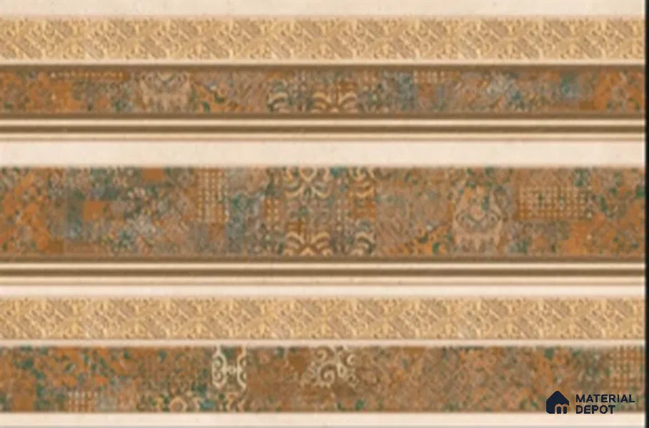 TL 00616 B Highlighter Chamoisee Brown 12 x 18 inch Matte Finish 3D High Definition Digital Ceramic Wall Tile - 6 mm