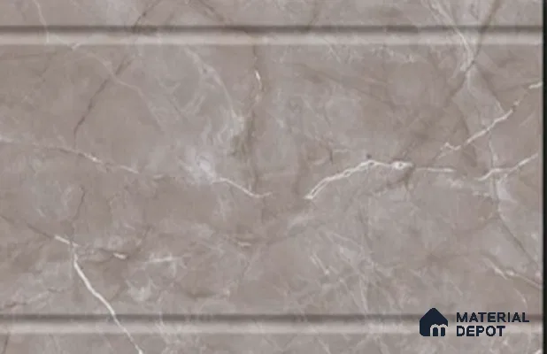 TL 00618 C Dark Grayscale 12 x 18 inch Glossy Finish 3D High Definition Digital Ceramic Wall Tile - 6 mm