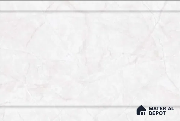 TL 00618 A Light Eggshell White 12 x 18 inch Glossy Finish 3D High Definition Digital Ceramic Wall Tile - 6 mm