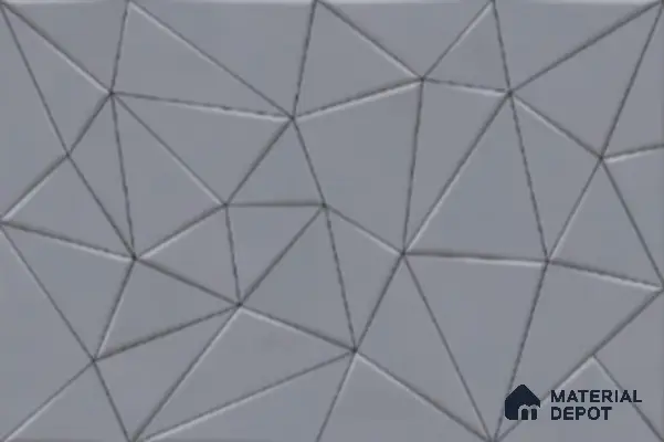 3D Floor Tile TL 00630 D Grey 12 x 12 inch Matte Finish Digital Ceramic Anti Skid Floor Tile - 6 mm