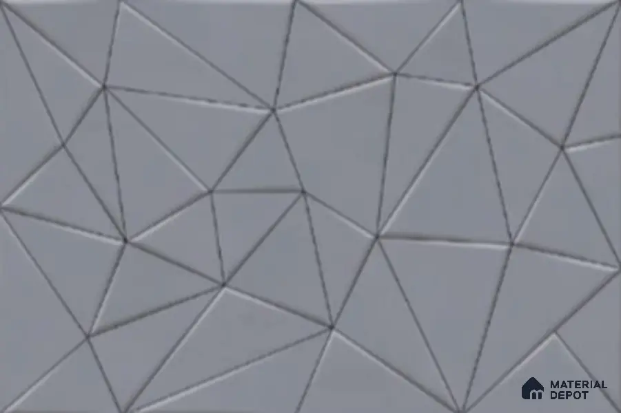 3D Floor Tile TL 00630 D Grey 12 x 12 inch Matte Finish Digital Ceramic Anti Skid Floor Tile - 6 mm