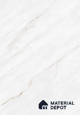 TL 10203 B Marble Look Floor & Wall Tile Retro White 6 ft x 4 ft Glossy Finish Vitrified Tile - 15 mm | Adhesive and Spacers Must be Used During Installation