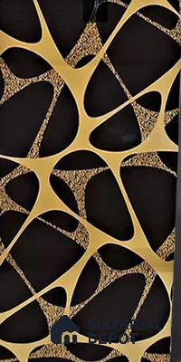 Glass Highlighter Wall Tile TL 12902 Onyx Nebula 2 ft x 1 ft Glossy Finish Ceramic Tile - 9 mm | Suitable For Kitchen, Bathroom & Accent/Feature Wall
